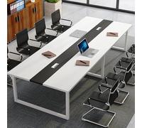 Versatile Computer Desk & Vanity Table, Stylish Bedside & Conference Table for Office, Seminar, Boardroom - Sturdy Metal Frame, 160x80x74cm, Modern Design