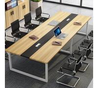 Versatile Comter & Vanity Desk Sturdy Executive Table for Office & Conference Room Stylish Bedside & Seminar Boardroom Table 180x120x74cm Durable Metal Frame