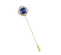 Versatile Crystal Accented Brooch Pin Secure Lightweight Pin for Formal and Daily Outfits Lightweight Dress Pin with Crystal, Einheitsgröße, As described