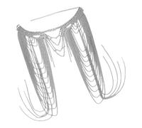 Versatile Crystal Adorned Fringe Jewelry Layered Fringe Body Jewelry Enhances Casual And Evening Wear Dance Performances Secure Clasp Necklace