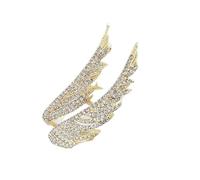 Versatile Crystals Brooch Zines Alloy Accessory for Casual Outfits Formal Event Unique Gift Ideas Vintage Crystals Wing Pin