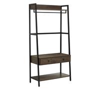 Versatile Dark Oak Storage Unit, Sturdy And Durable Spacious Storage Unit, Easily Maintained Tall Cupboard