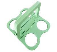 Versatile Drink Carrier, 4 Grid Beverages Carrier with Handle, 7.87x7.08in Foldable Drinkware Storage Caddy, Portable Drinking Holder for Food Delivery, Hot Coffee, Beer