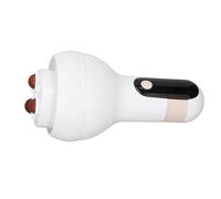 Versatile Electric Abdominal Massager for Stomach Health, Belly Massager Device with 12 Levels - Pregnant Women Postpartum Recovery Abdomen Plastic (White)
