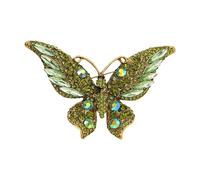 Versatile Enameled Butterfly Accessory Sturdy Alloy Rhinestones Accent Giftf For Birthdays Anniversaries Celebrations Party Wear Butterfly Accessory