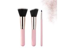 Versatile Face Makeup Brushes Set of 3 for Face Makeup | A Travel Foundation Brush and | Suitable for Beginners, Women and Girls Foundation, Concealer, Bronzer
