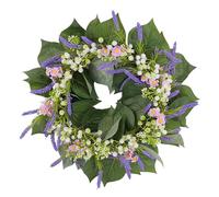 Versatile Faux Flower Wreath Spring Perfect For Various Decor Exquisite Craftsmanship Customizable Stylish Wedding Decoration
