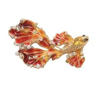 Versatile Fish Pin With Rhinestones For Daily Use Up To Formal Evening Brooches In Stylish Designs, one size, As described