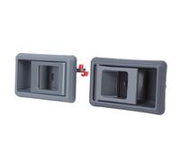 Versatile Fit for Pickup Interior Door Handle Replacement, Excellent OEM Quality, Outstanding Performance Fit for Geo Prizm & Tercel, ABS Material, 2X Car Interior Door Handles (Gray)