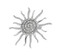 Versatile Floral Brooch for Multiple Occasions Anti-Tarnish Alloy Accent Easy to & Pair Sunflowers Brooch for Women