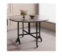 Versatile Folding Dining Table with Wheels Portable for Small Kitchens & Dining Rooms 140cm Grey A - Space-Saving Design Easy li Ideal Home Use