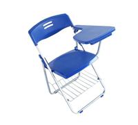 Versatile Folding Training Chair with Writing Board - Ideal for Students, Offices, and Classrooms (Blue) - Space-Saving, Portable Design for Meetings and Learning