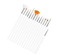 Versatile Gel Nails Brushes And Dotting Pen Set 15Pcs Manicure Brush Nails Tools For Detailed Art Creation Art Brushes