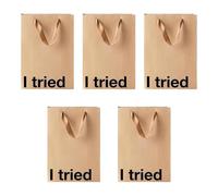 Versatile Gift Bag for Birthdays Parties Holidays and Celebration Funny Humorous Designs Paper Bags with Handles Funny Bag