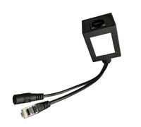 Versatile Gigabit Power on Ethernet Splitter with Direct Input Networking Signal Output for Various Devices Gigabit Poe Converter