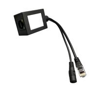 Versatile Gigabit Power Over Ethernet Splitter with DC Input, Network Signal Output for Power Input of Various Devices