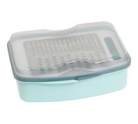 Versatile Grater With Container, Stainless Steel Grater For Cooking, Durable Cheese Grater With Container Premier Housewares Green One Size