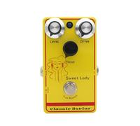 Versatile Guitar Effects Pedal for Transitioning From Clean to Distorted Tones for Electric Guitarists Yellow Aluminum Alloy Material