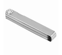 Versatile Guitar Gauge Set Practical Stainless Steel Fret Rocker String Height Measuring Tool for Luthiers with Precision Markings