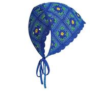 Versatile Hair Kerchief Flower Hairband Lady Turban Women Head Wrap Hair Accessories Crocheted Hairbands Head Scarf