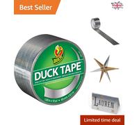 Versatile Heavy-Duty Silver Tape - Perfect for Crafting & Repairs, 48mm x 9.1M