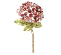 Versatile Hydrangea Flower Brooch Handmade Floral Lapel Pin Perfect for Wedding Office Wear and Various Outfits