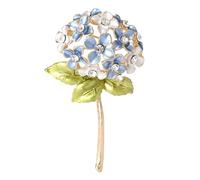 Versatile Hydrangea Flower Brooch Handmade Floral Lapel Pin Perfect for Wedding Office Wear and Various Outfits