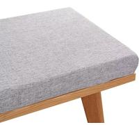 Versatile Indoor/Outdoor Bench Cushion - 120cm/150cm/100cm/90cm x 40cm/35cm/30cm - Non-Slip Seat Pad for Bay Windows, Garden Patio, Long Chairs, Swings & Porch Furniture(Grey,80x30x3cm)