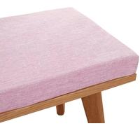 Versatile Indoor/Outdoor Bench Cushion - 120cm/150cm/100cm/90cm x 40cm/35cm/30cm - Non-Slip Seat Pad for Bay Windows, Garden Patio, Long Chairs, Swings & Porch Furniture(Pink,90x40x3cm)