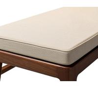 Versatile Indoor/Outdoor Bench Cushion, 2/3/4 Seater, 120cm/150cm/100cm x 40cm/50cm, Non-Slip Seat Pad for Bay Windows, Garden Patio, Long Chairs, Swings & Porch Furniture(Beige,120x35x5cm)