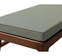 Versatile Indoor/Outdoor Bench Cushion, 2/3/4 Seater, 120cm/150cm/100cm x 40cm/50cm, Non-Slip Seat Pad for Bay Windows, Garden Patio, Long Chairs, Swings & Porch Furniture(Gray,150x50x5cm)