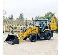 Versatile Industrial Excavator 4x4 Mini Backhoe Loader with Powerful Hydraulic System for Tractors Excavating Irrigation Ditches Land Clearing on Rural Homesteads