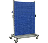 Versatile Industrial Mobile Storage System With Adjustable Shelf And Four Heavy-Duty Castors