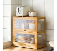 Versatile Kitchen Shelf - Buffet Sideboard Coffee Bar Cabinet for Home Office & Living Room - Stylish Tabletop Storage Solution for Modern Kitchens