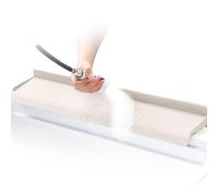 Versatile kitchen splash guard that provides a stable barrier prevents splashes around the sink thanks to the flexible design made of durable moulded silicone, suitable for work