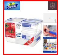 Versatile KLIP IT Meal Prep Containers | Airtight Lunch Boxes & Snack Storage