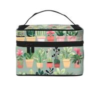 Versatile LargeBonsai Plant Cosmetic Bag: Water-Resistant Toiletry Organizer for Women Men â€“ Ideal for Gym Workouts, Vacations, and Business Trips