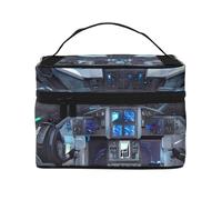 Versatile LargeCabin of The Future Cosmetic Bag: Water-Resistant Toiletry Organizer for Women Men â€“ Ideal for Gym Workouts, Vacations, and Business Trips