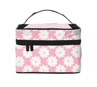 Versatile LargeCamellia Pattern Cosmetic Bag: Water-Resistant Toiletry Organizer for Women Men â€“ Ideal for Gym Workouts, Vacations, and Business Trips