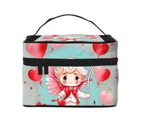 Versatile LargeCute Loving boy Cosmetic Bag: Water-Resistant Toiletry Organizer for Women Men â€“ Ideal for Gym Workouts, Vacations, and Business Trips