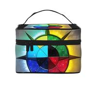 Versatile LargeShine in All Directions Cosmetic Bag: Water-Resistant Toiletry Organizer for Women Men â€“ Ideal for Gym Workouts, Vacations, and Business Trips