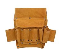 Versatile Leather Electrician's Tool Bag: Multi-Functional Toolkit Belt for Woodworking and Hardware Storage