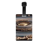 Versatile Luggage Tag PVC Light Durable Exquisite Cosmic Surge Print for Quickly Find Your Luggage