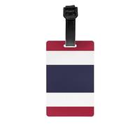 Versatile Luggage Tag PVC Light Durable Exquisite Thailand Flag Print for Quickly Find Your Luggage