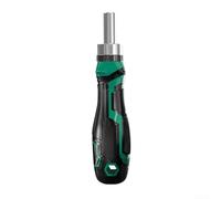 Versatile Magnetic Ratchet Screwdriver Set Featuring 3-Speed Action, Anti-Slip Handle and Assorted Bits for Home Improvement and Precision Repairs(A)