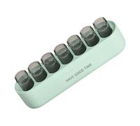 Versatile Medicine Holder with Sophisticated Partitioning Suitable for Daily Use by Elderly and Business Professionals Daily Pill Organisers
