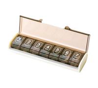 Versatile Medicine Holder with Thoughtful Partitions for Daily Use by Seniors and Business Professionals