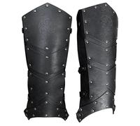 Versatile Medieval Faux Leather Shin Guards Leg Gaiters For Men And Women In Historical Event Cosplay Costume Boot Cover PU Leather Leg Guards Boot Covers