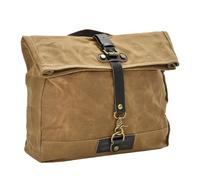 Versatile Motorcycle Saddlebags, Compact Tool Storage, 16.53x11.81 Inches Side Bag with Soft Build, Oil Waxed Canvas Motorbike Saddle Pouch, Saddle Bag with Large Capacity, Riding Gear for Commuting