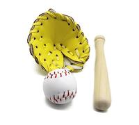 Versatile Newborn Props for Studio Or Home Photoshoots 3-Piece Set Baseball Bat and Glove Kit for Creativity Shots Infant Photo Props